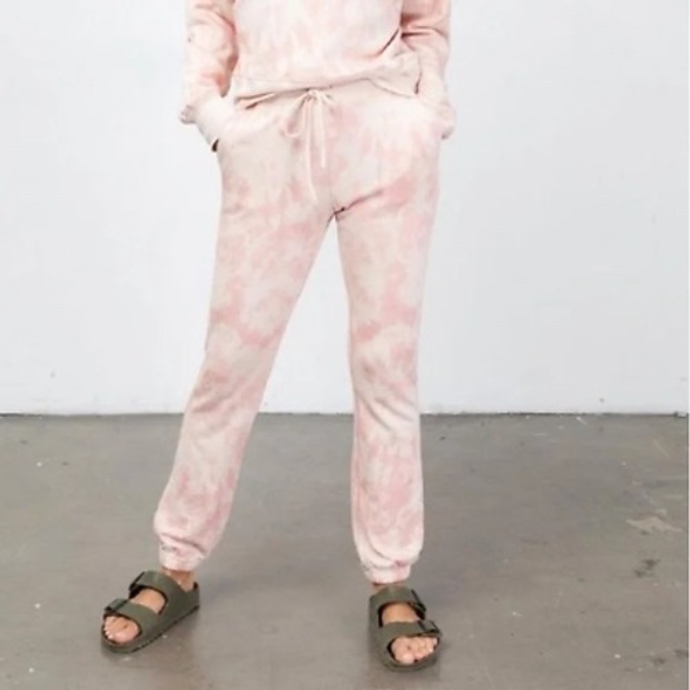 NWT Rails x Susan G Komen Tie Dye Joggers Sz L Pull On‎ Pink Lounge Pants Casual